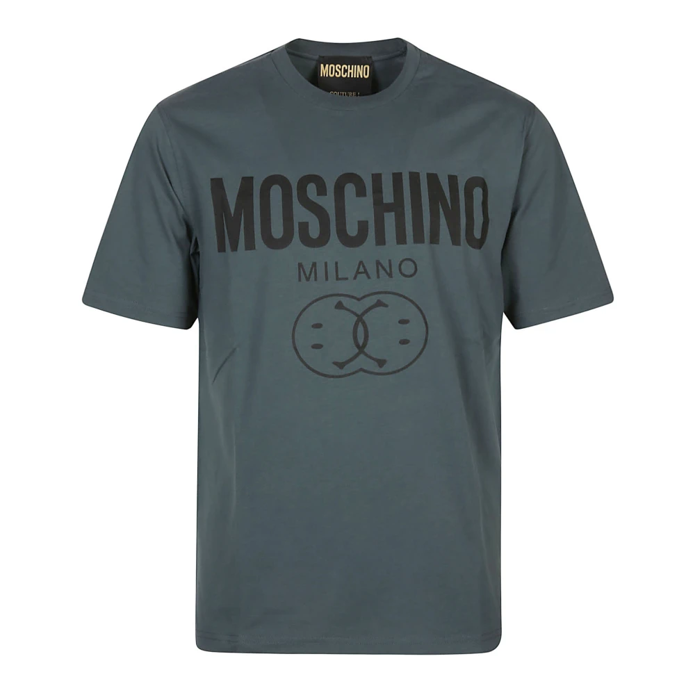 Moschino Fantasie Groene T-Shirt Green Heren