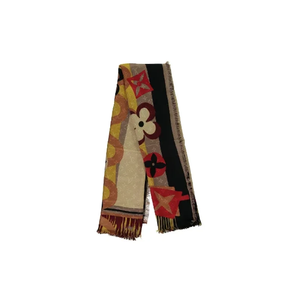Louis Vuitton Vintage Pre-owned Silk scarves Multicolor Dames