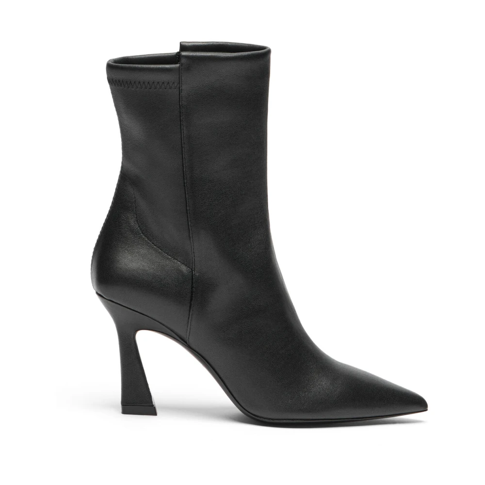 Stuart Weitzman Women's Black Heeled Boots, 7 Uk, 5050 Vinnie Bootie 85