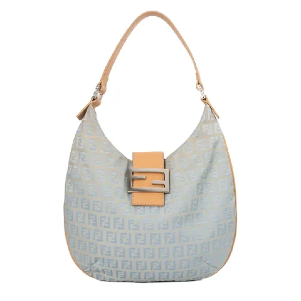 Fendi Vintage Pre-owned Canvas fendi-bags Blue Dames