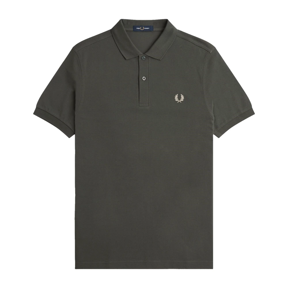 Fred Perry Slim Fit Plain Polo Field Green Heren