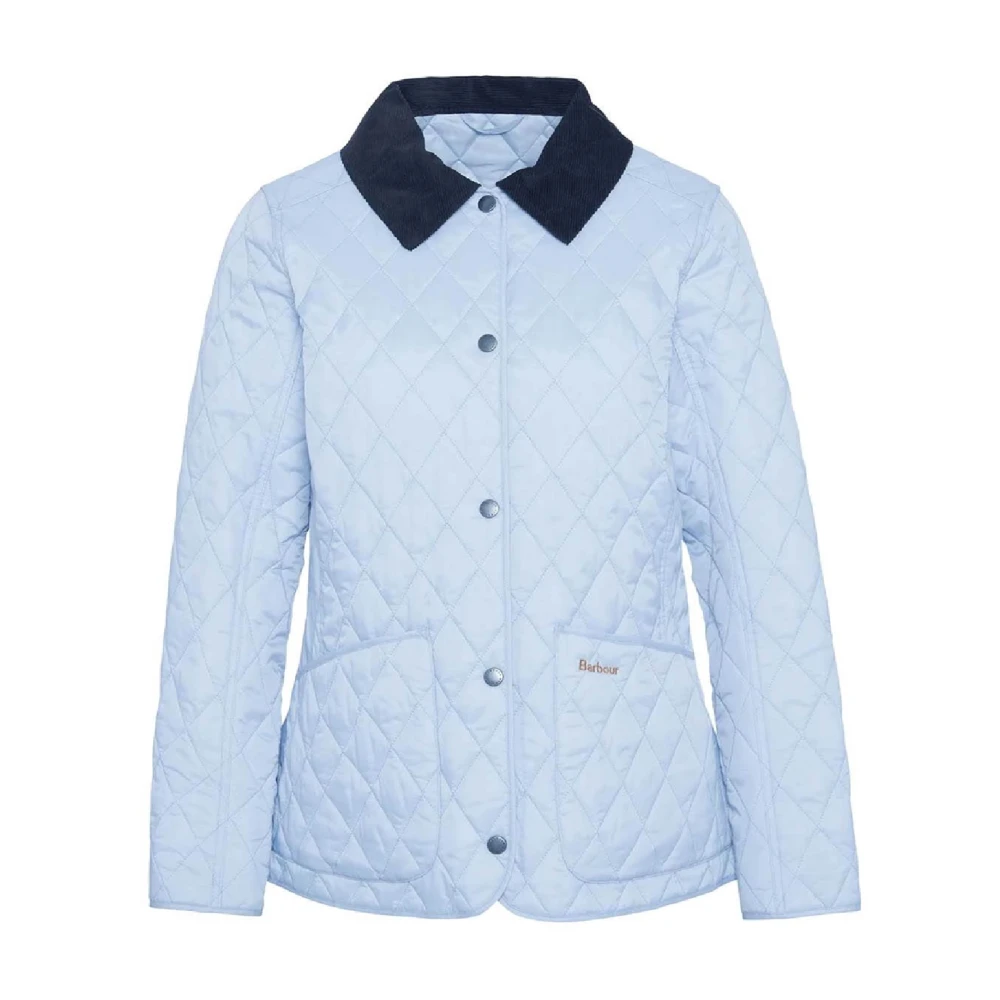 Barbour Women's Blue Light Jackets,, Quilted Jacket For Small