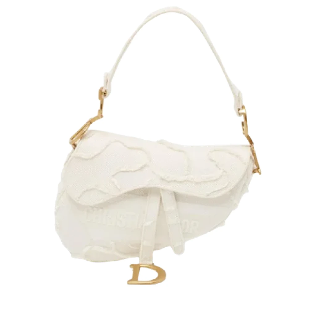 Dior Vintage Pre-owned Canvas dior-bags White Dames