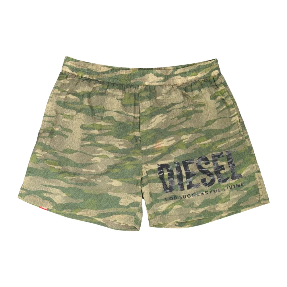 Diesel Camouflage Zwembroek Lente-Zomer 2025 Green Heren