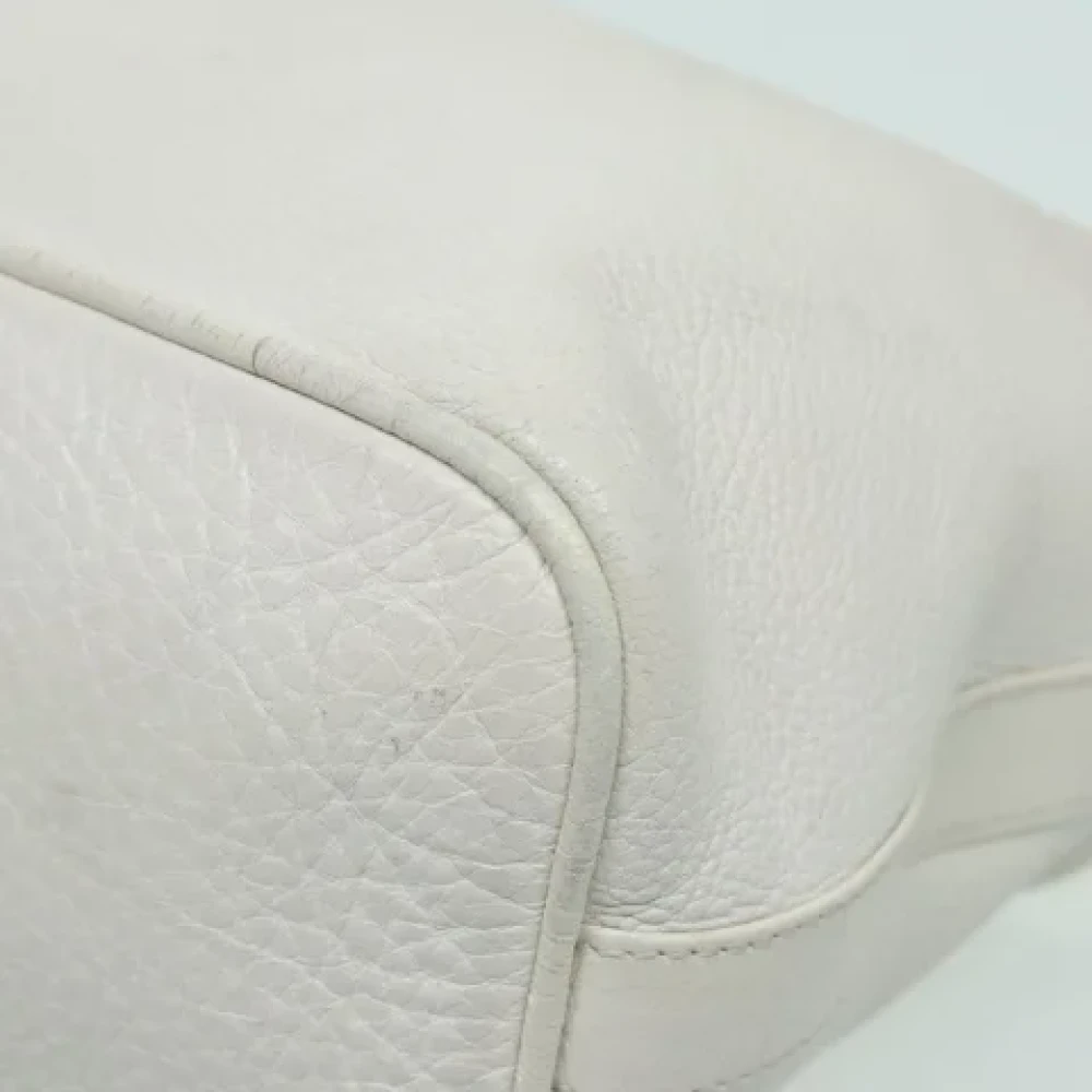 Bottega Veneta Vintage Pre-owned Leather shoulder-bags White Dames