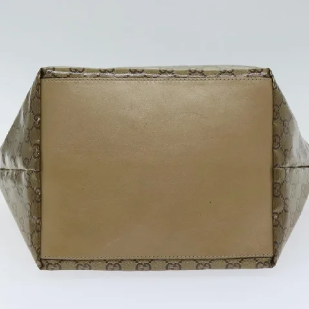 Gucci Vintage Pre-owned Canvas handbags Gray Dames