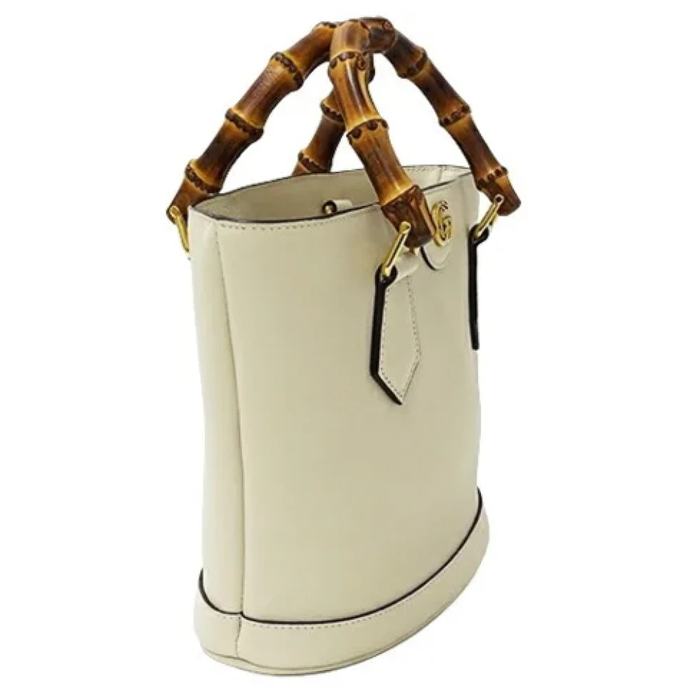 Gucci Vintage Pre-owned Fabric gucci-bags White Dames