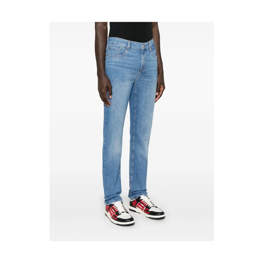 7 For All Mankind Slim Fit Jeans Blue Heren