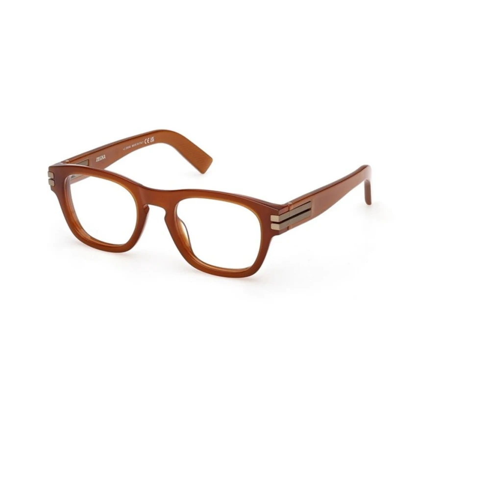 Zegna Brown Glasses, Male, 51 Mm, Ez5331 Glasses