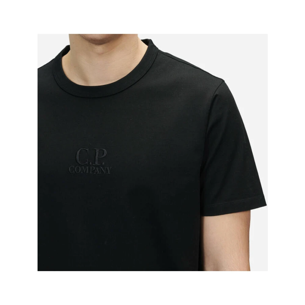 C.P. Company Mercerized Jersey Ruimvallend T-shirt Black Heren
