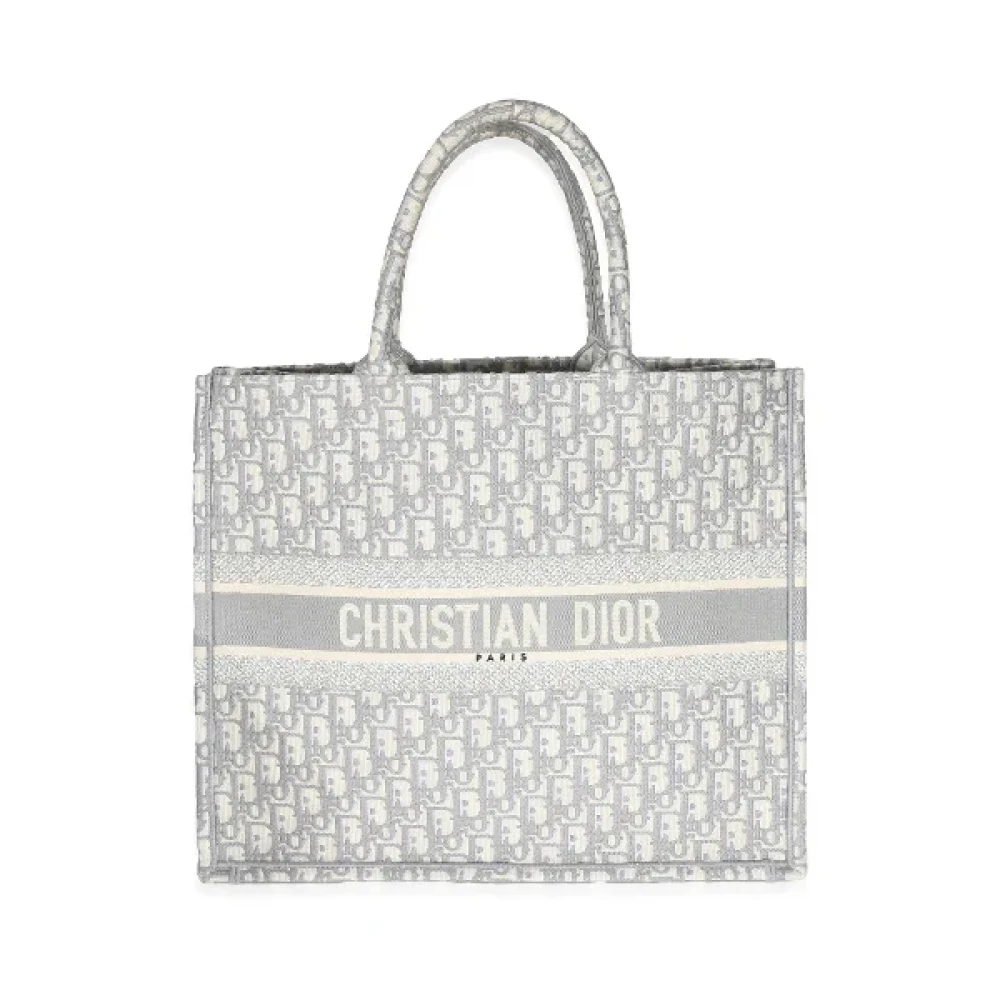 Dior Vintage Pre-owned Canvas handbags Beige Dames