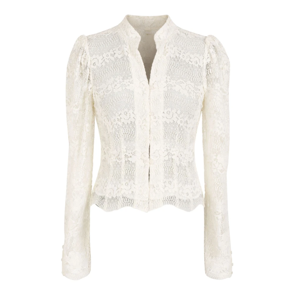 Twinset Vit Macramé Lace Jacket