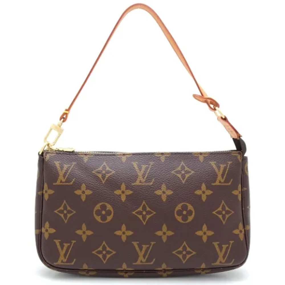 Louis Vuitton Vintage Pre-owned Canvas handbags Brown Dames
