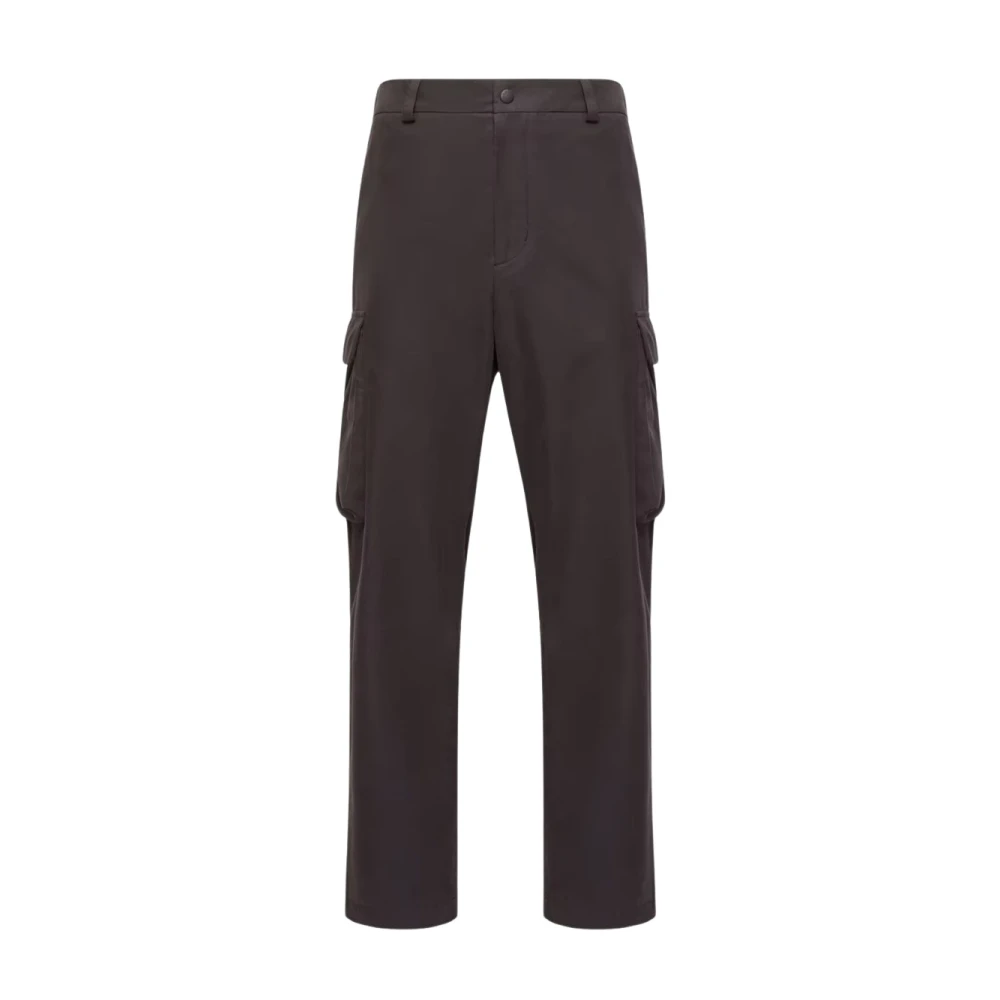 Moncler Uomo Nero Pantaloni, L, New, - Immagine 3