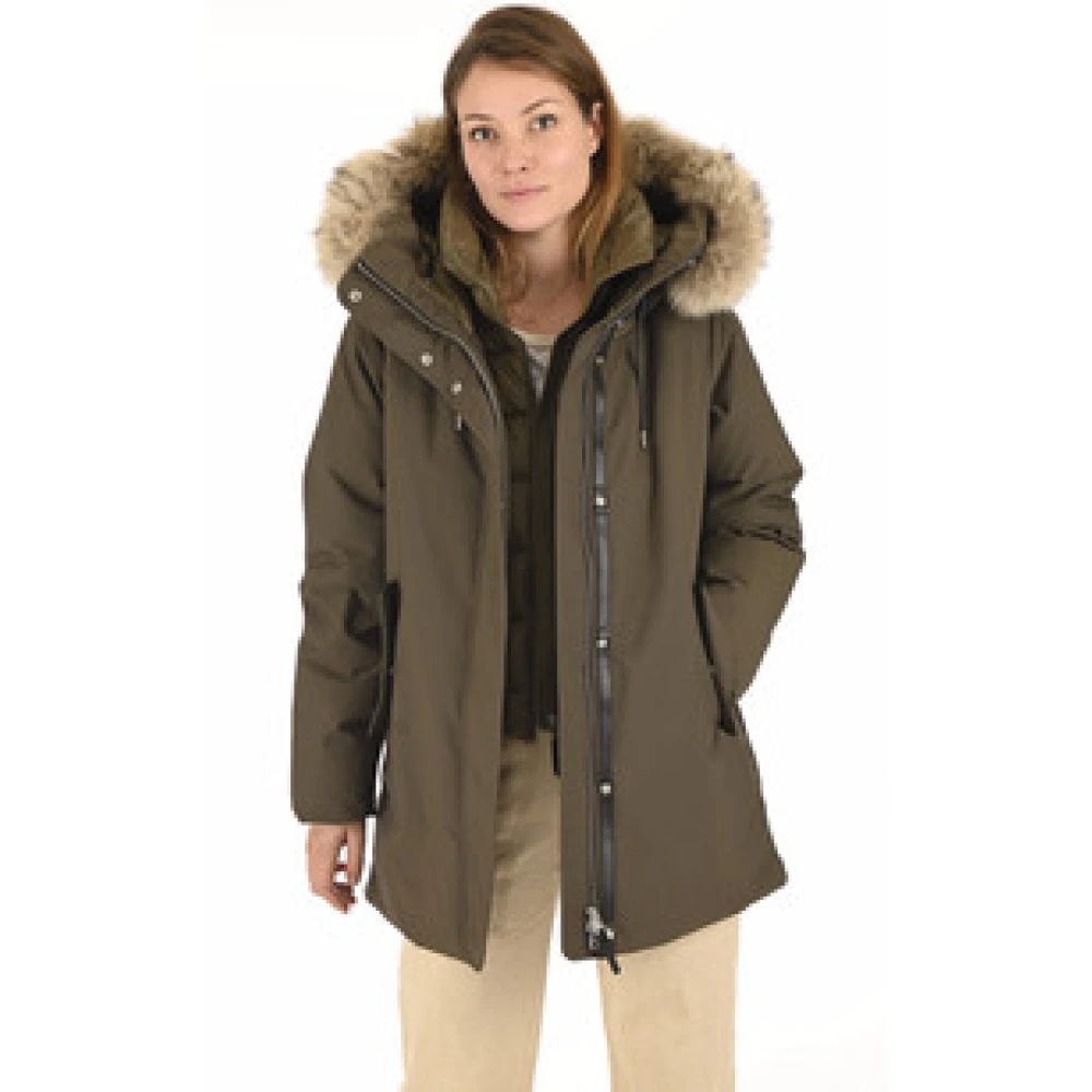 Mackage Parka Kinslee khaki Green Dames