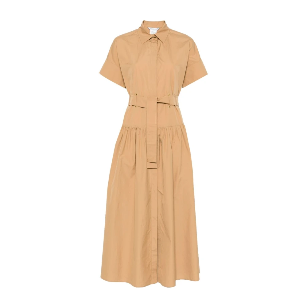 Max Mara Elegante Bruine Jurk voor Vrouwen Brown Dames