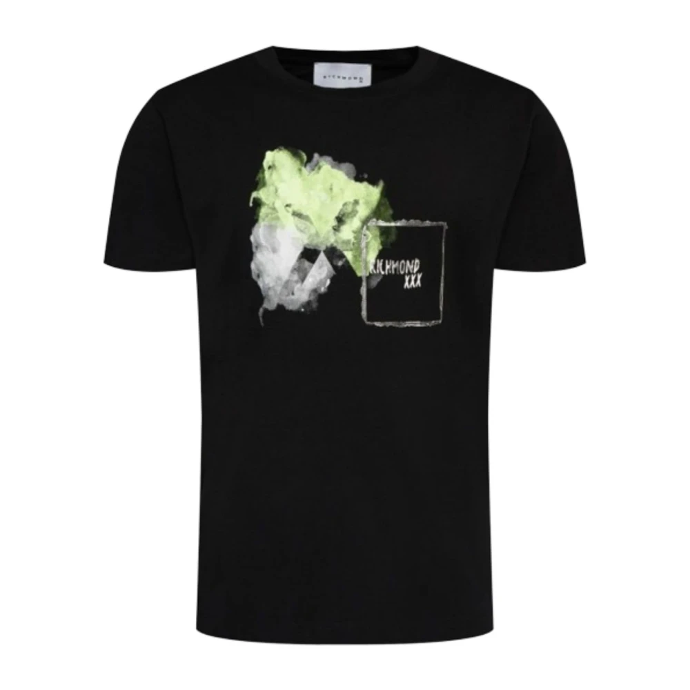 John Richmond Heren Casual T-Shirt Black Heren