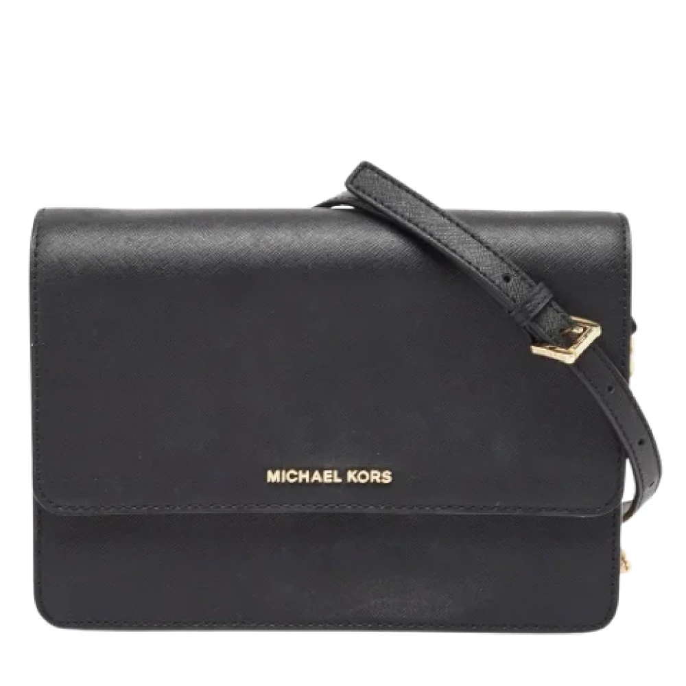Michael Kors Pre-owned Leather crossbody-bags Black Dames