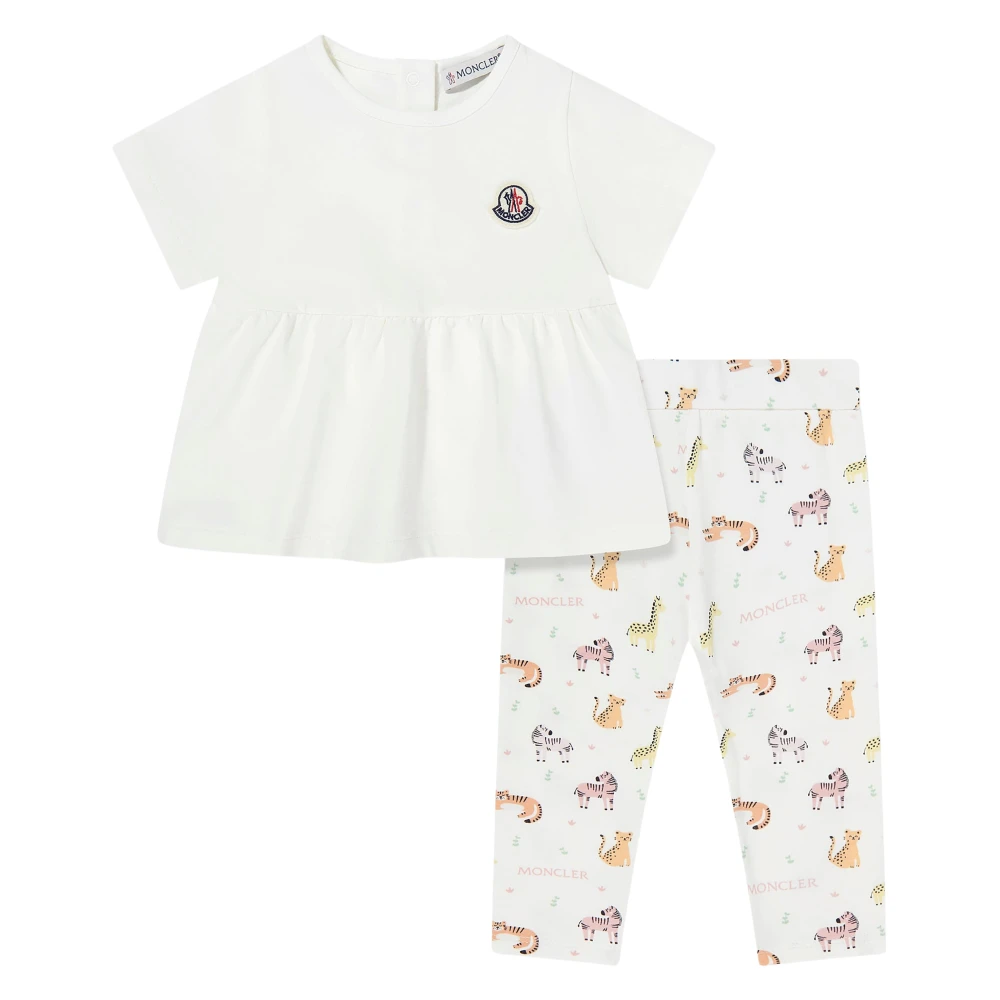 Moncler Girls Multicolor Kids Sets, 18 M, Legging Set