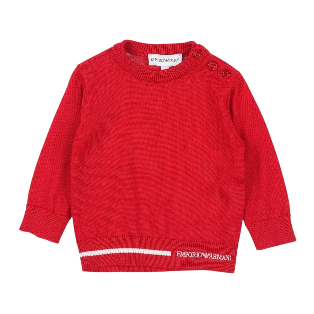 Emporio Armani Men's Red Maglione