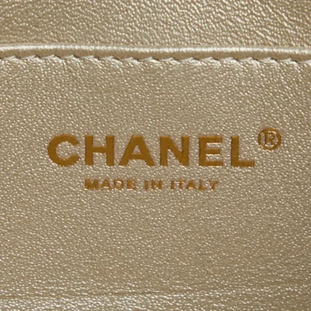 Chanel Vintage Pre-owned Leather chanel-bags White Dames
