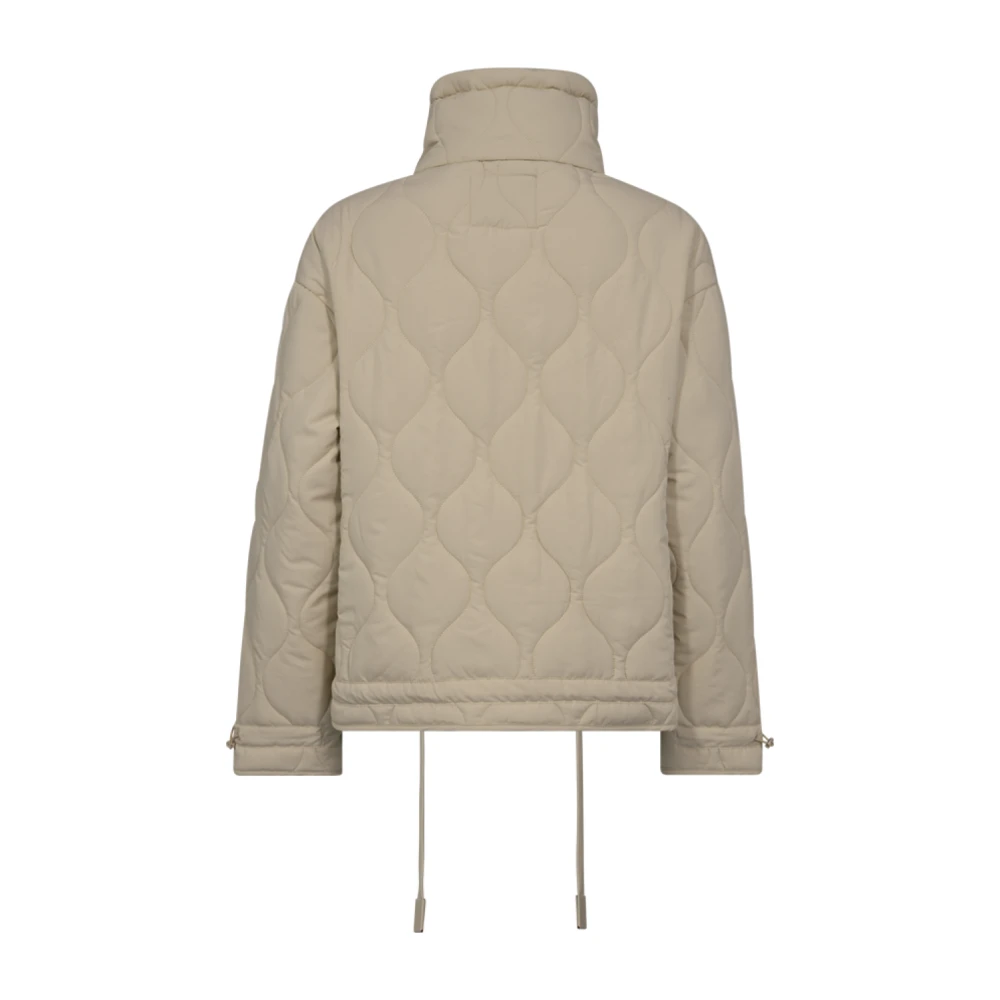 Freequent Gewatteerd jasje met elegant patroon Beige Dames