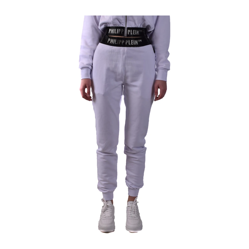Philipp Plein Women's White Sweatpants, M, Joggers