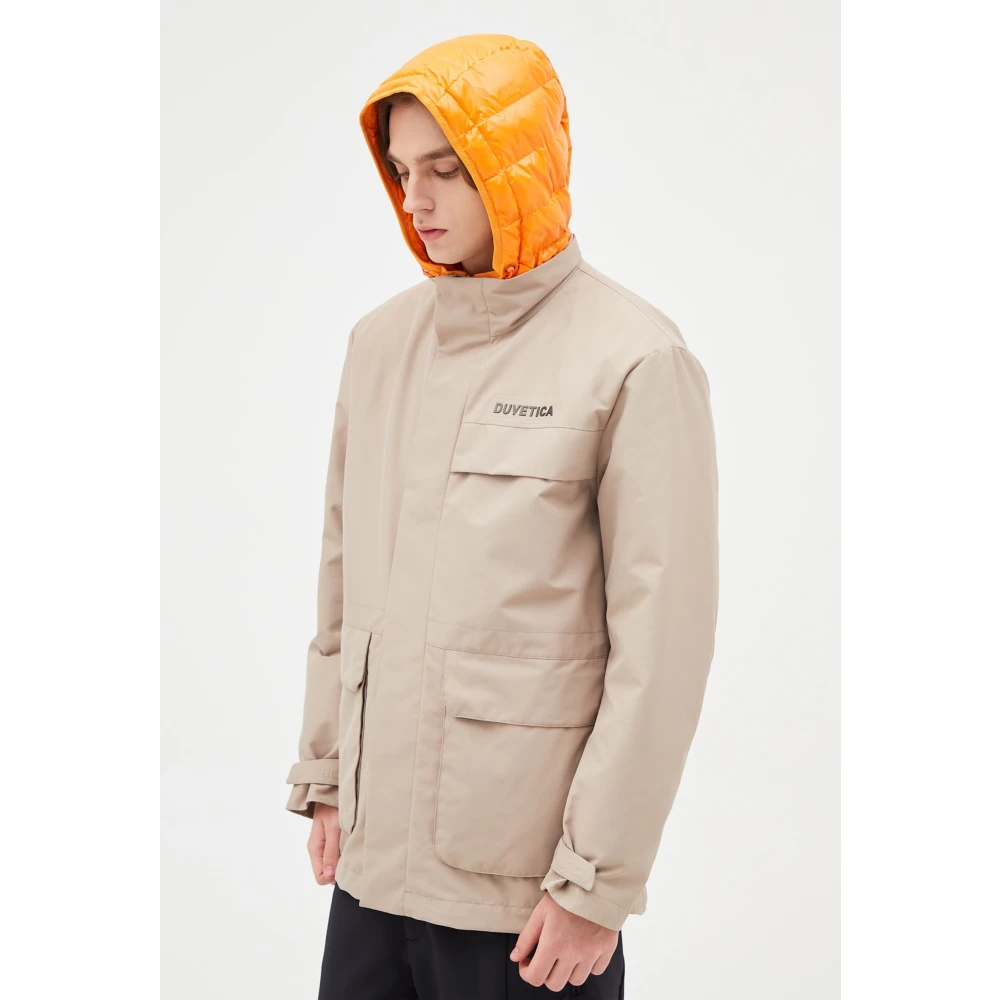 duvetica 3-in-1 Winddichte Jas Donker Beige Heren