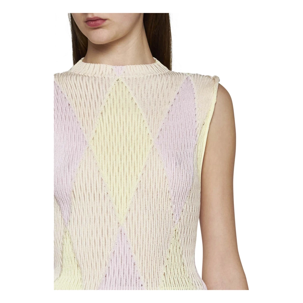 Burberry Mouwloze Top Multicolor Dames