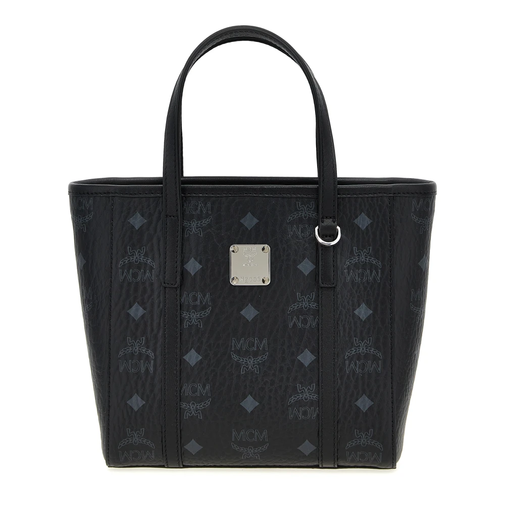 Mcm Black Toni Mini Shopping Bag - Female - Shopping Bags - One Size - Bags