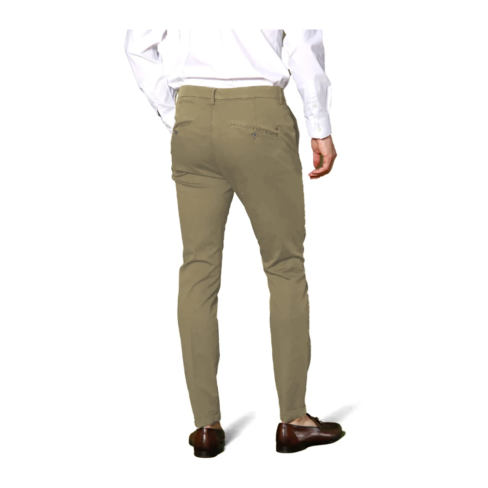 Mason's Wortel Fit Broek Beige Heren