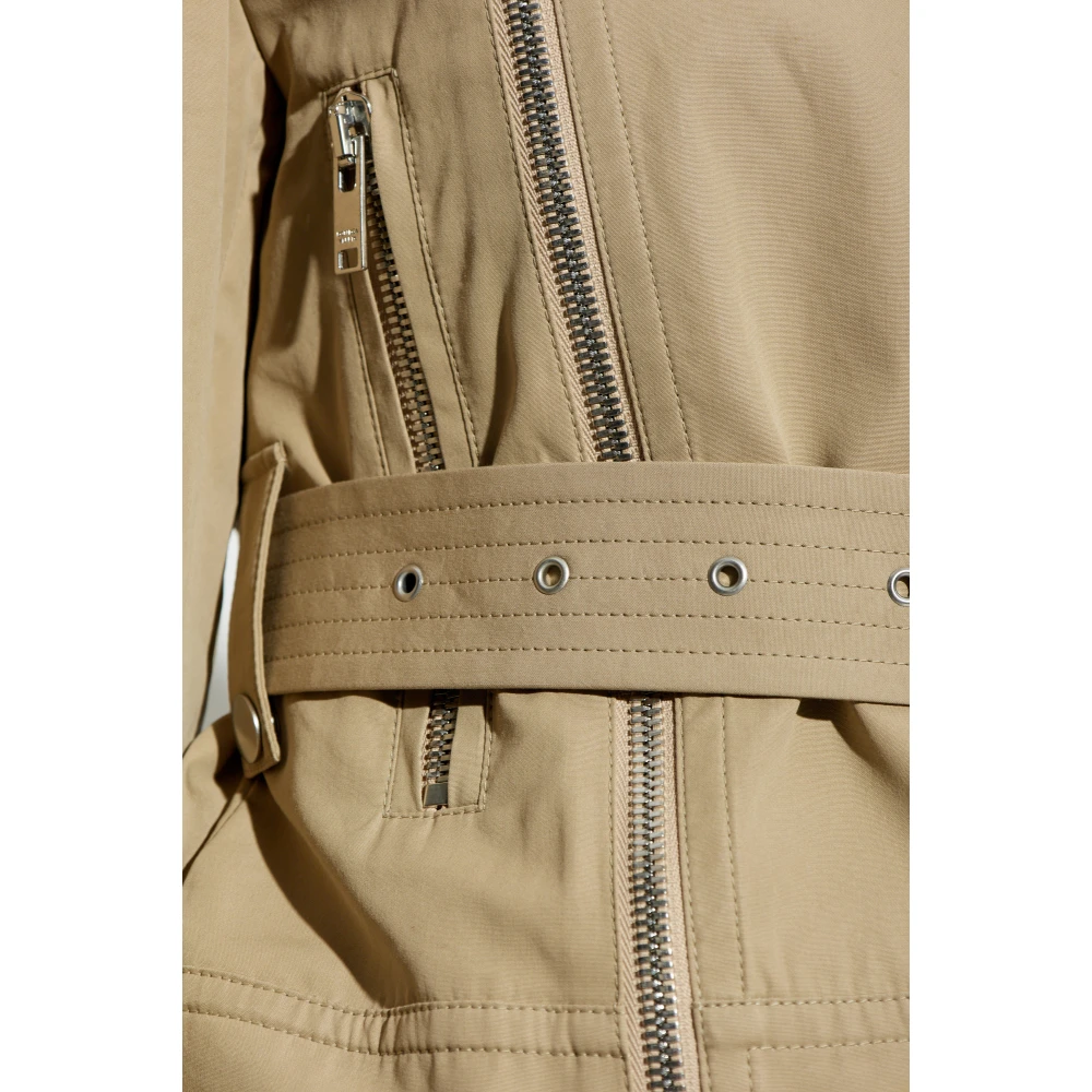 Bottega Veneta Jas met opstaande kraag Beige Dames
