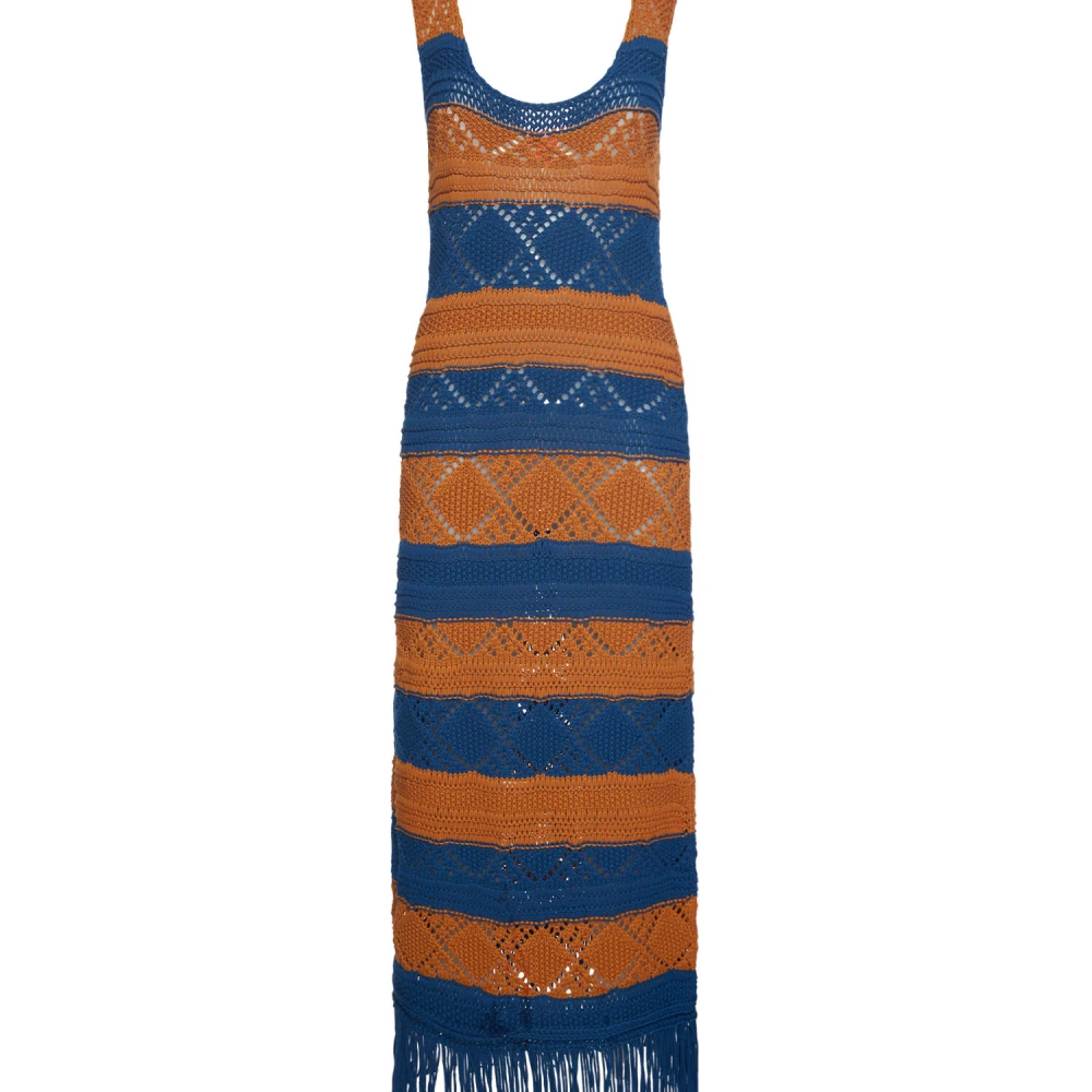 La DoubleJ Gestreepte Sweater Jurk Multicolor Dames