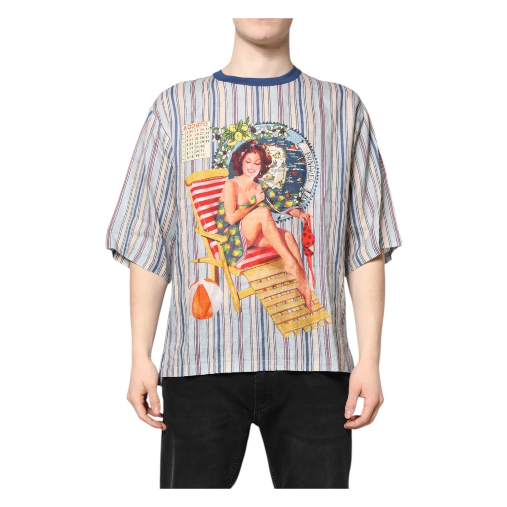 Dolce & Gabbana Hombre Multicolor Camisetas, Talla: S