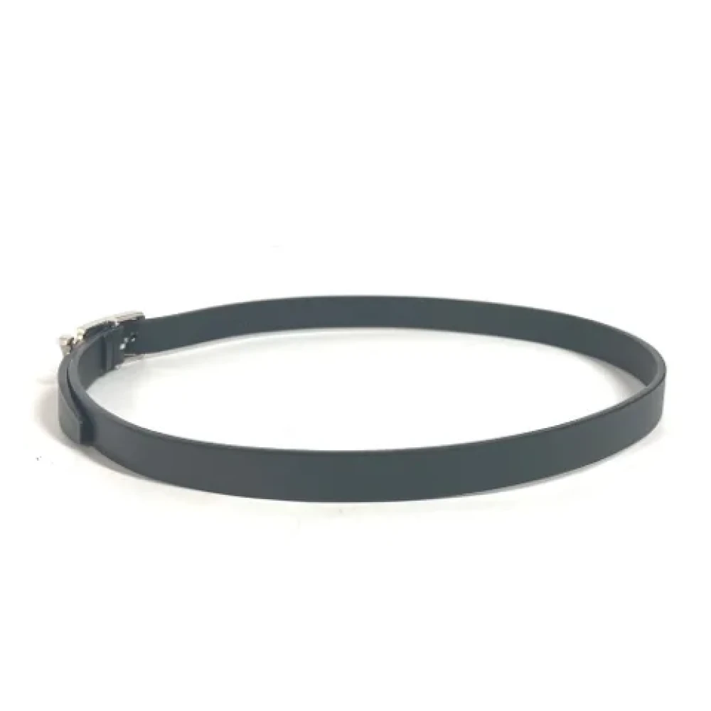 Louis Vuitton Vintage Pre-owned Leather belts Black Dames