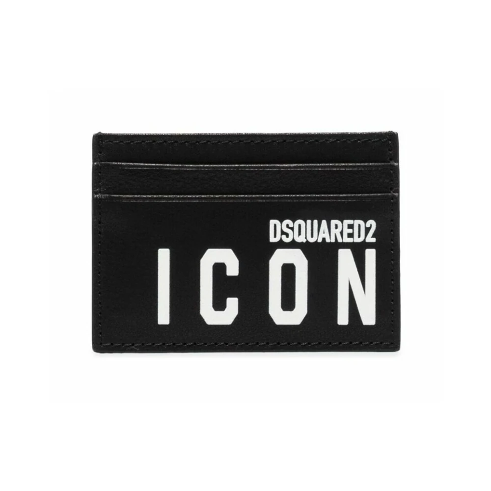 Dsquared2 Men's Black Icon Credit Card Holder