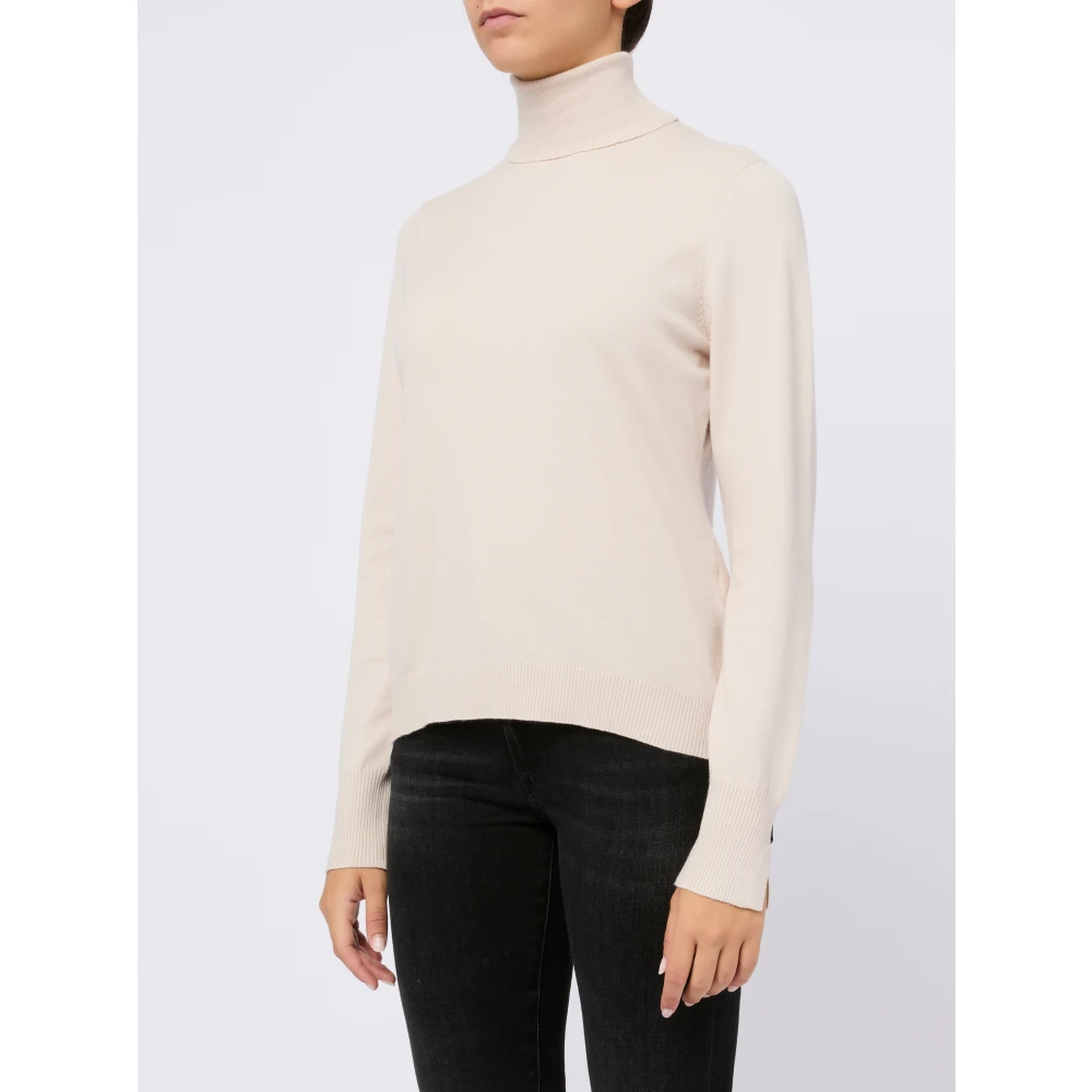 Seventy Hoge hals Off-white Sweater Vrouwen Beige Dames