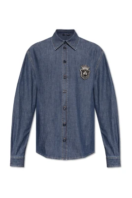 Denimskjorta med applikation