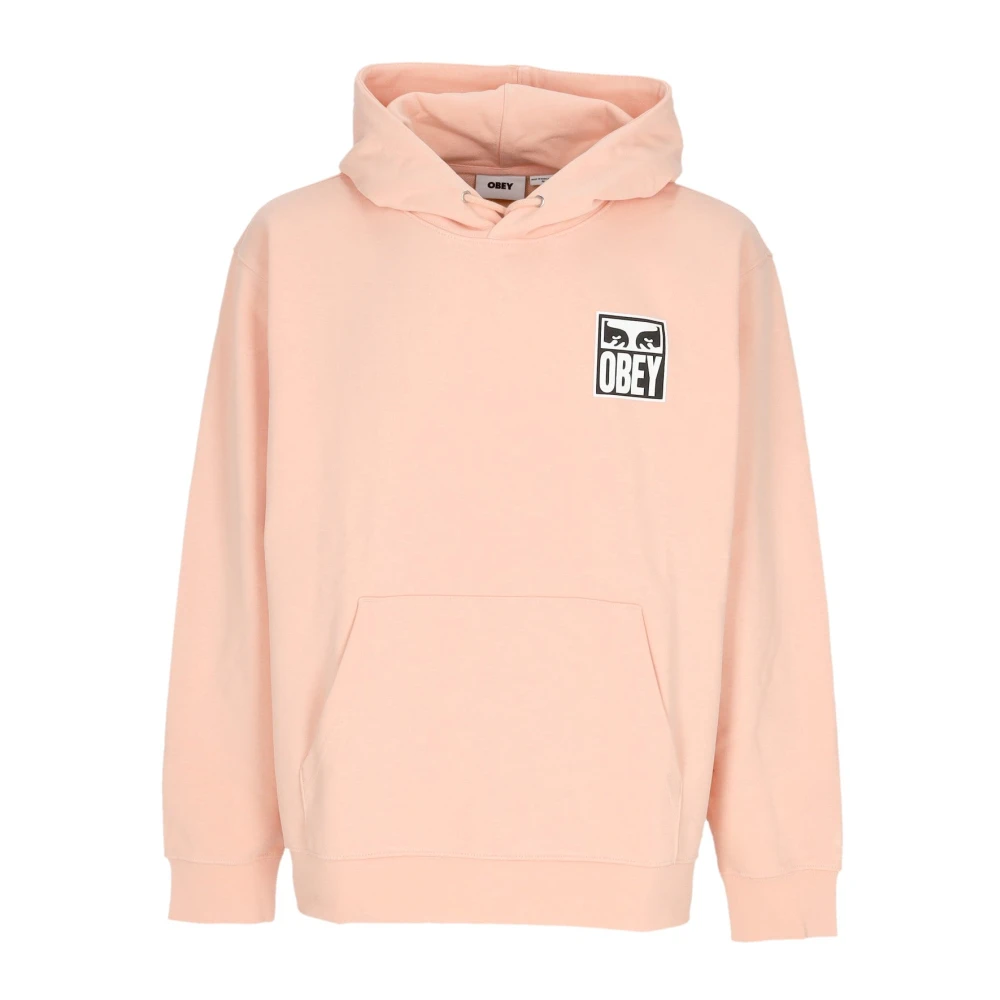 Obey Ogen Icoon Lichtgewicht Hoodie Pink Heren