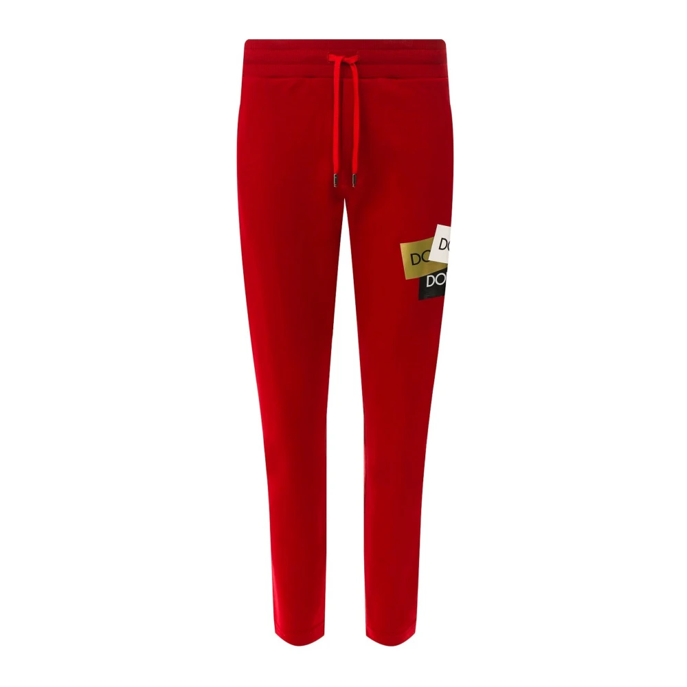 Dolce & Gabbana Jogging Style Byxor Red, Herr
