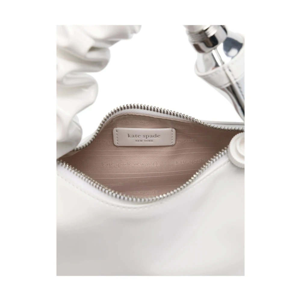 Kate Spade Witte Rits Top Handvat Tas White Dames