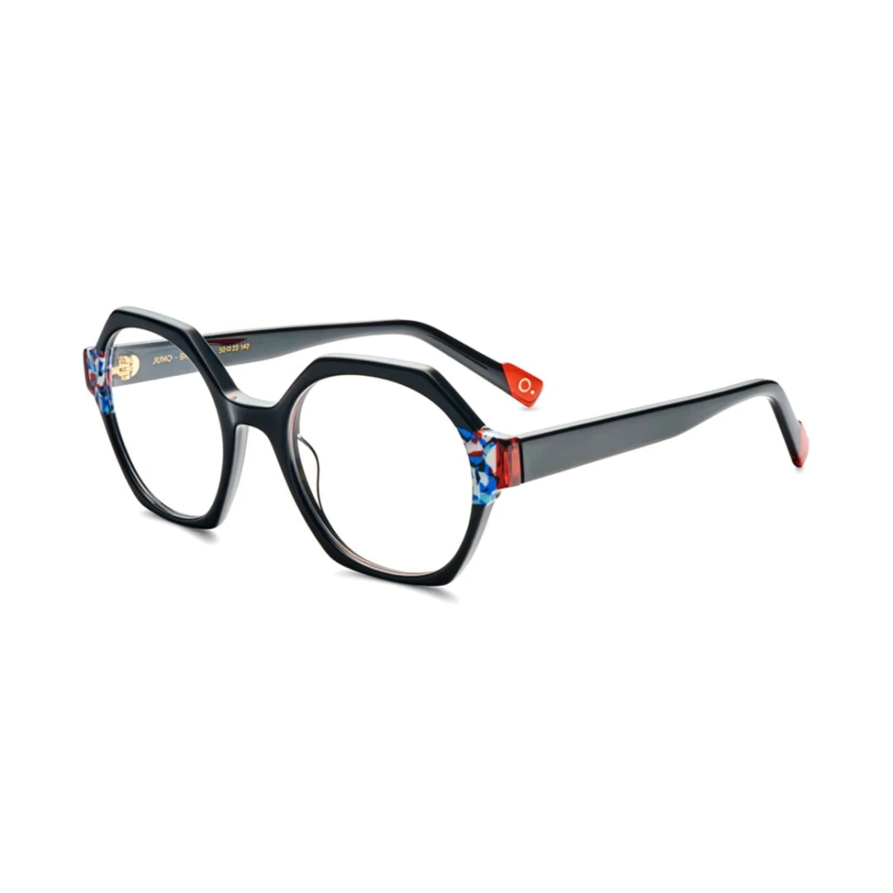 Etnia Barcelona Unisex Black Glasses, 49 Mm, Juno 50O