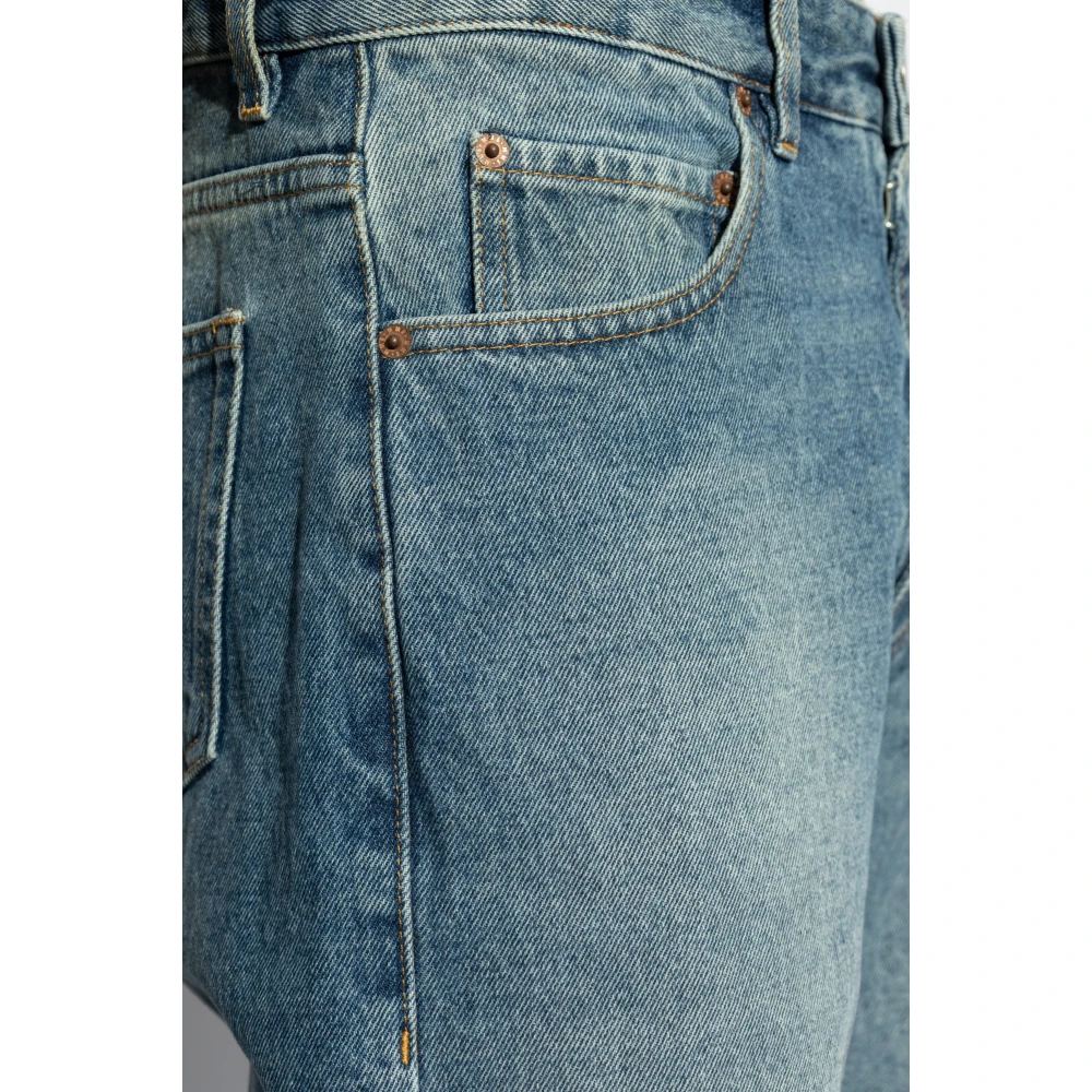 MM6 Maison Margiela Jeans met stiksels Blue Heren