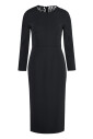 lace-detail-crepe-dress