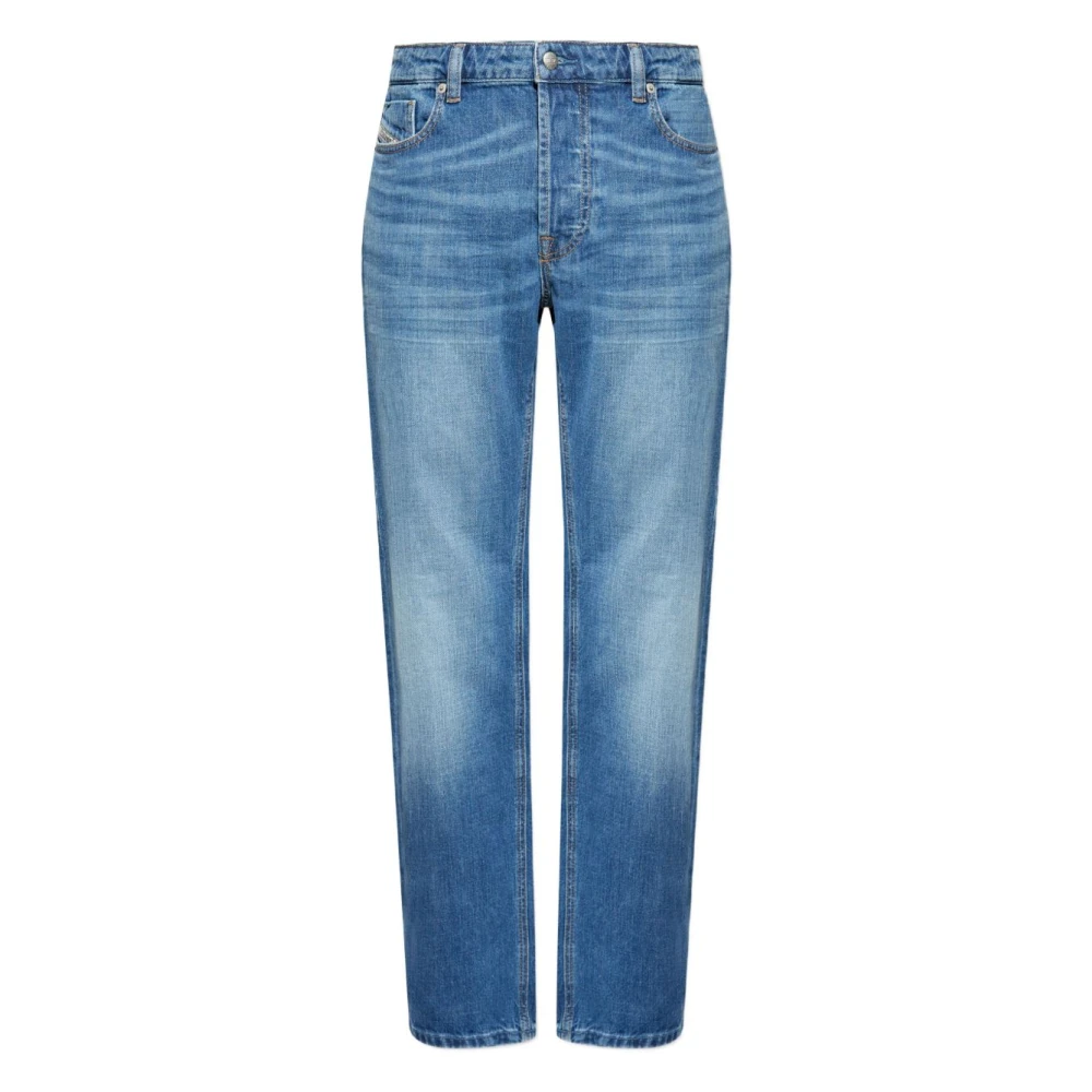 Diesel Men's Blue Straight Fit Jeans, W31, Straight Jeans