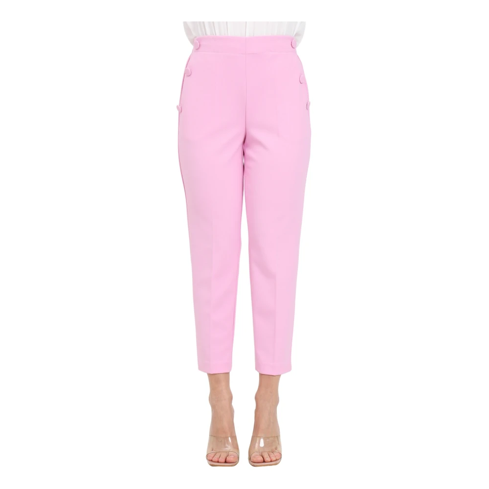 ViCOLO Cropped Trousers Pink Dames