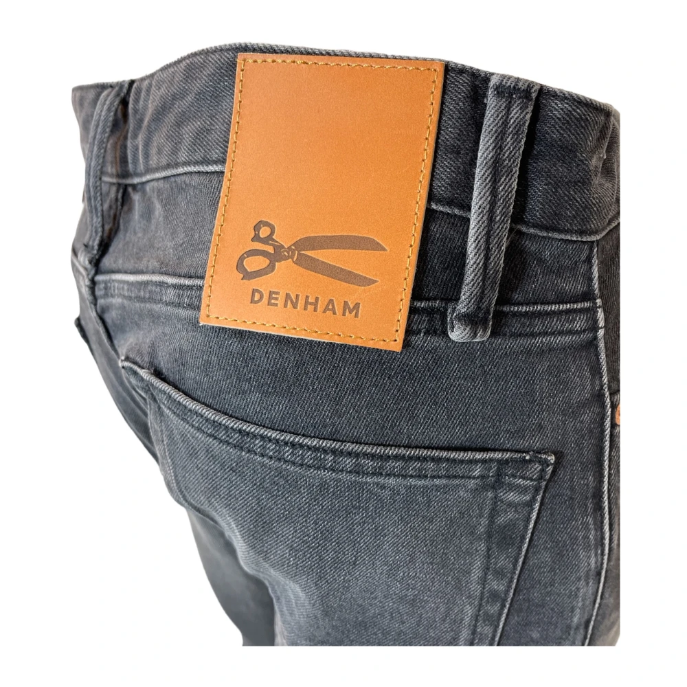 Denham Ridge AWB Straight Fit Zwarte Jeans Black Heren