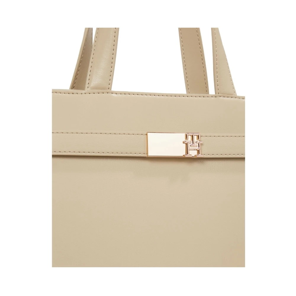 Tommy Hilfiger Beige Laptop Werkzak voor Vrouwen Beige Dames