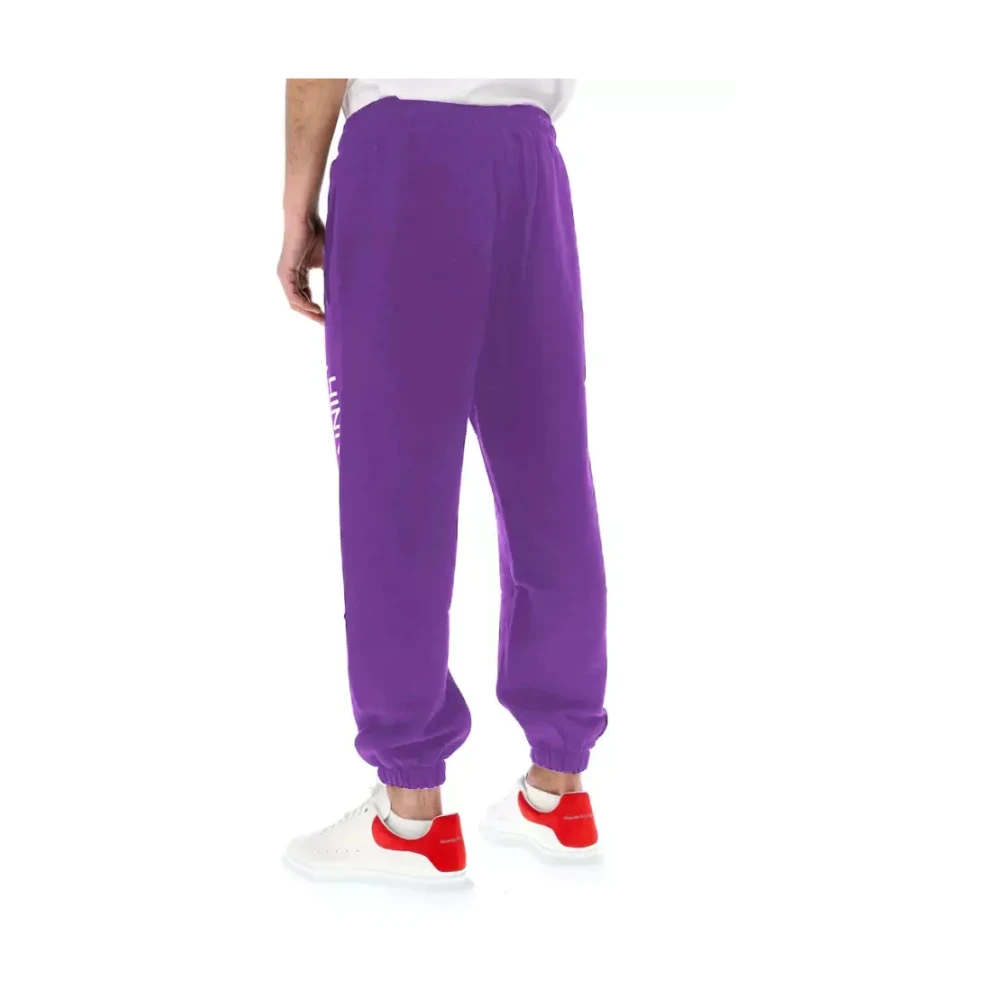 Hinnominate Purple Cotton Jeans & Pant Purple Heren