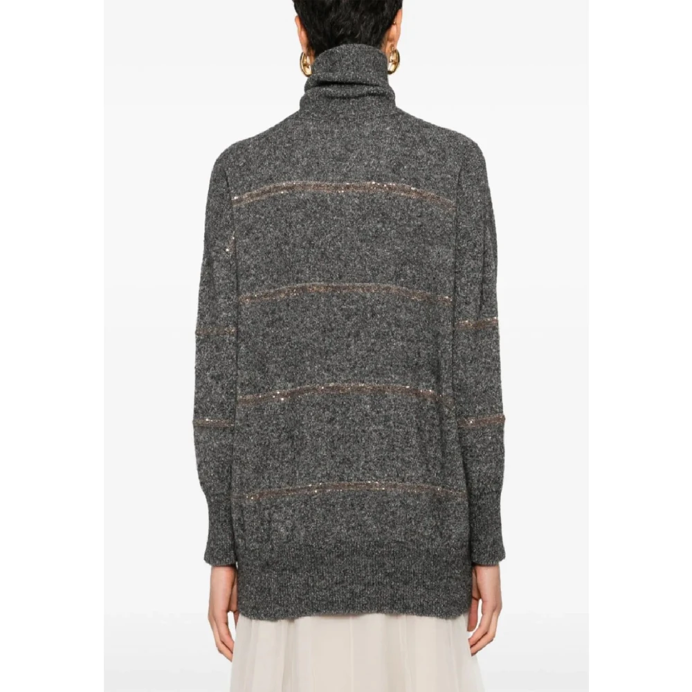 BRUNELLO CUCINELLI Fietser Gebreid Gray Dames